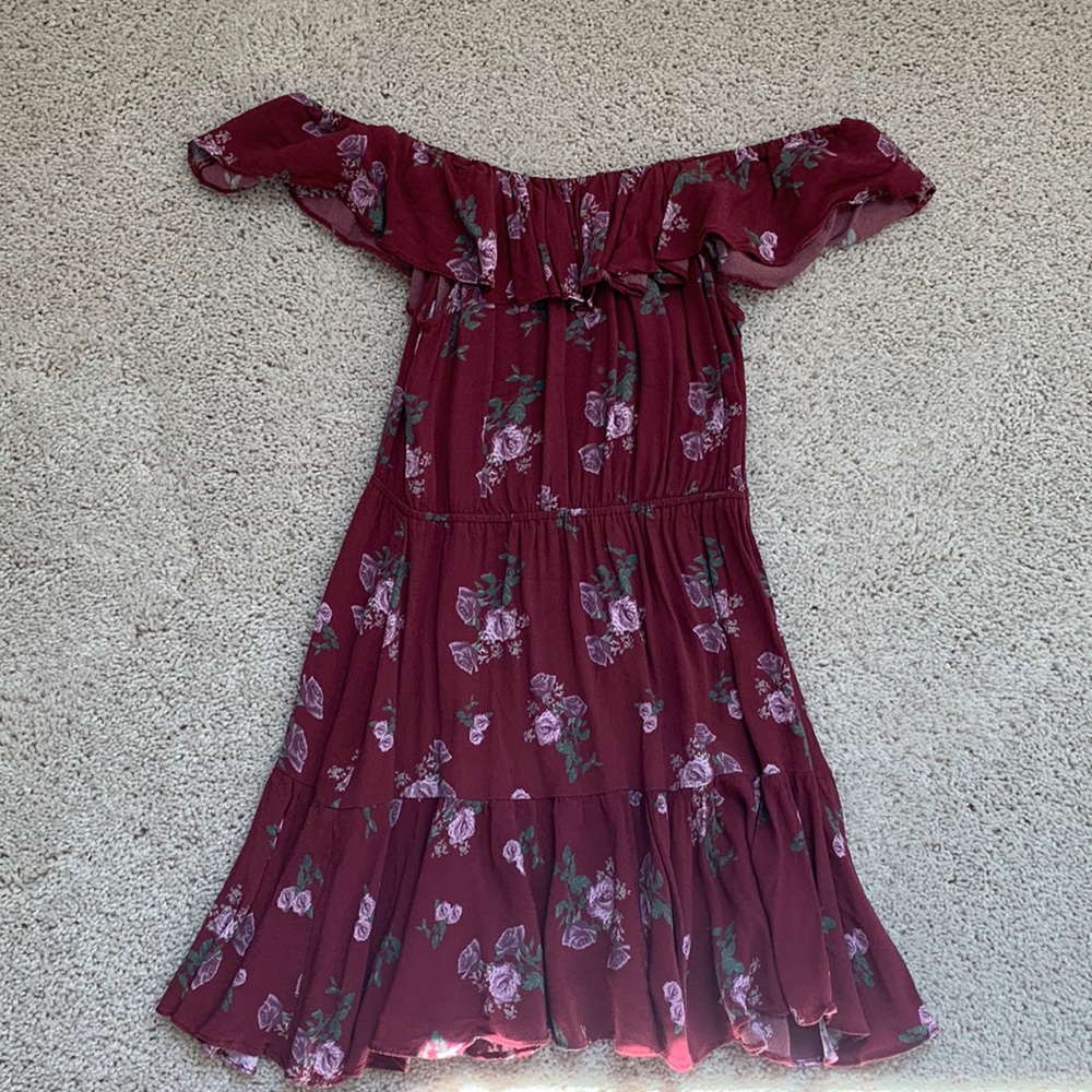Kittenish off the shoulder dress